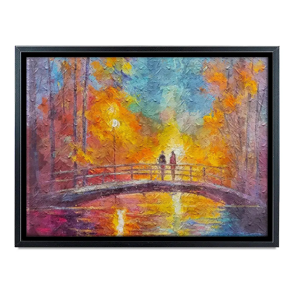 On The Bridge Canvas Print On The Bridge Canvas Print wall art product Art Print Shop