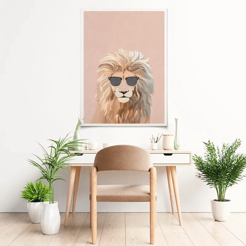 One Cool Cat Art Print One Cool Cat Art Print wall art product Sarah Manovski