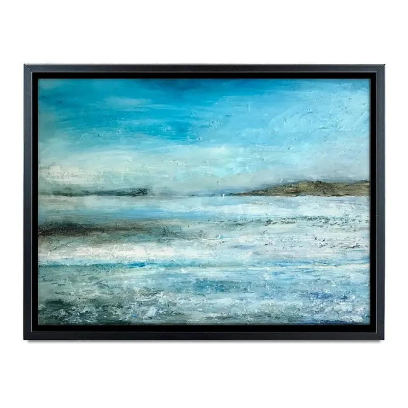 One Sail In A Large Blue Canvas Print One Sail In A Large Blue Canvas Print wall art product Craig Askew