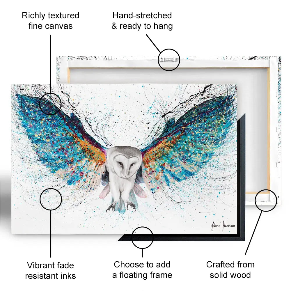 Opulent Night Owl Oversized Canvas Print Opulent Night Owl Oversized Canvas Print wall art product Ashvin Harrison