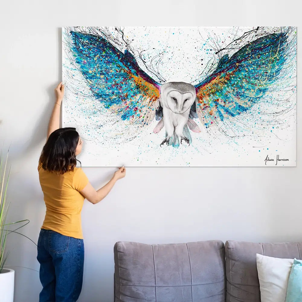 Opulent Night Owl Oversized Canvas Print Opulent Night Owl Oversized Canvas Print wall art product Ashvin Harrison