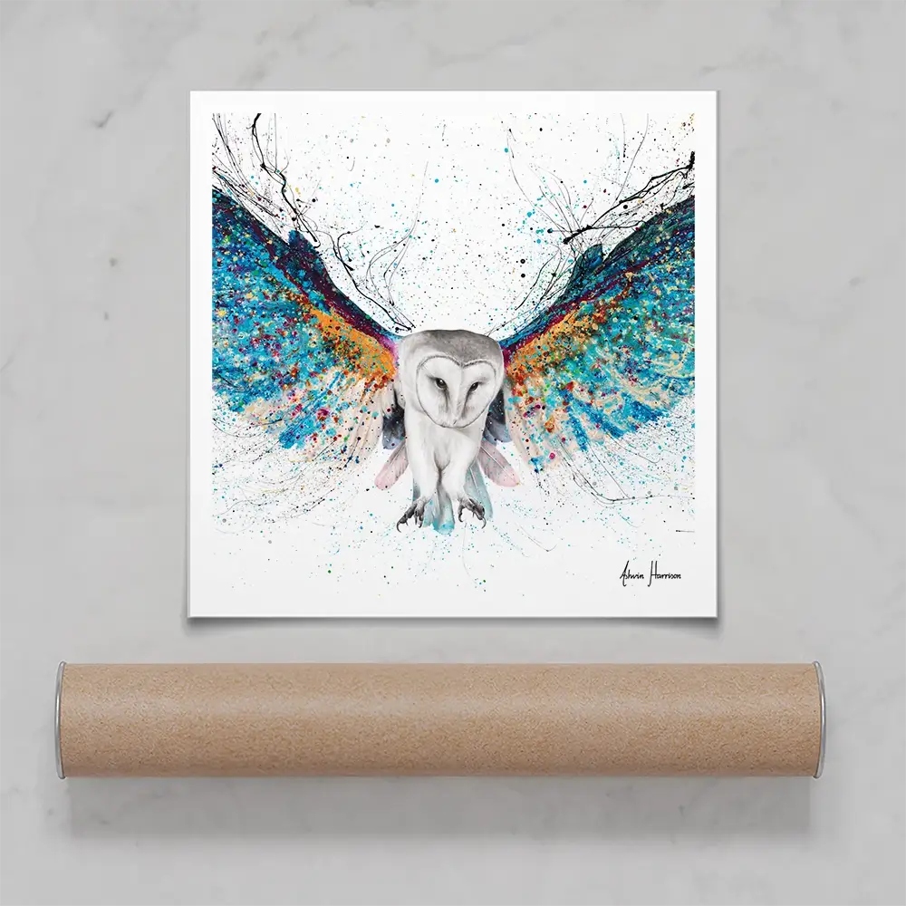 Opulent Night Owl Square Art Print Opulent Night Owl Square Art Print wall art product Ashvin Harrison