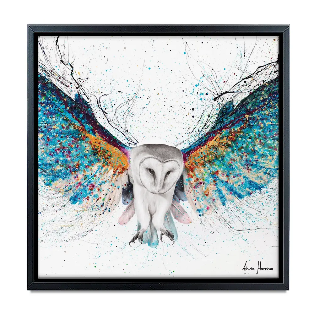 Opulent Night Owl Square Canvas Print Opulent Night Owl Square Canvas Print wall art product Ashvin Harrison