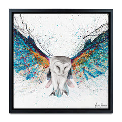 Opulent Night Owl Square Canvas Print wall art product Ashvin Harrison
