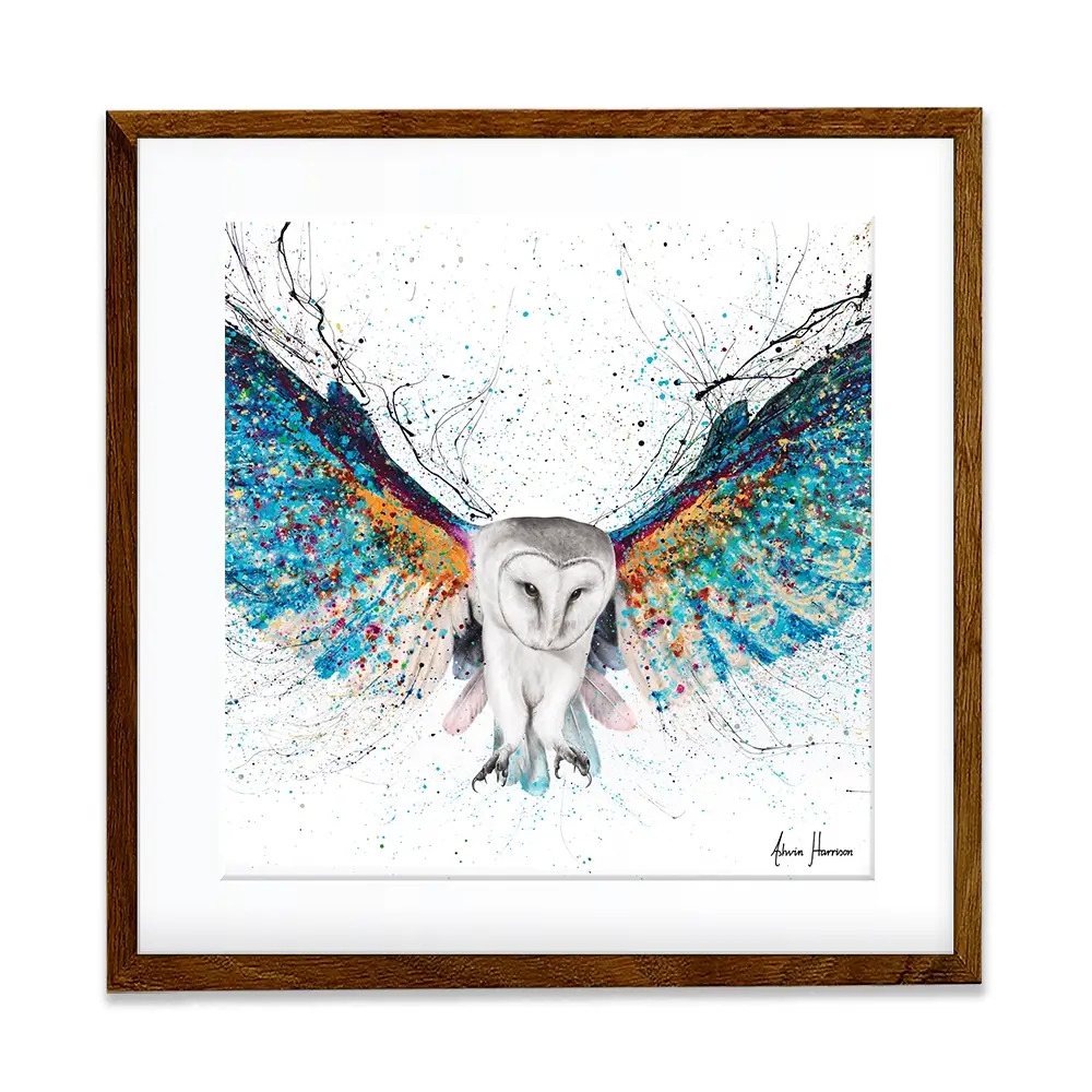 Opulent Night Owl Square Framed Art Print Opulent Night Owl Square Framed Art Print wall art product Ashvin Harrison
