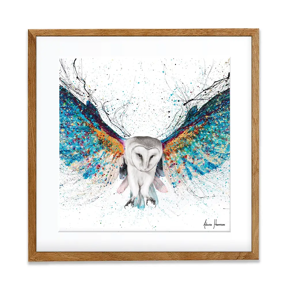 Opulent Night Owl Square Framed Art Print Opulent Night Owl Square Framed Art Print wall art product Ashvin Harrison