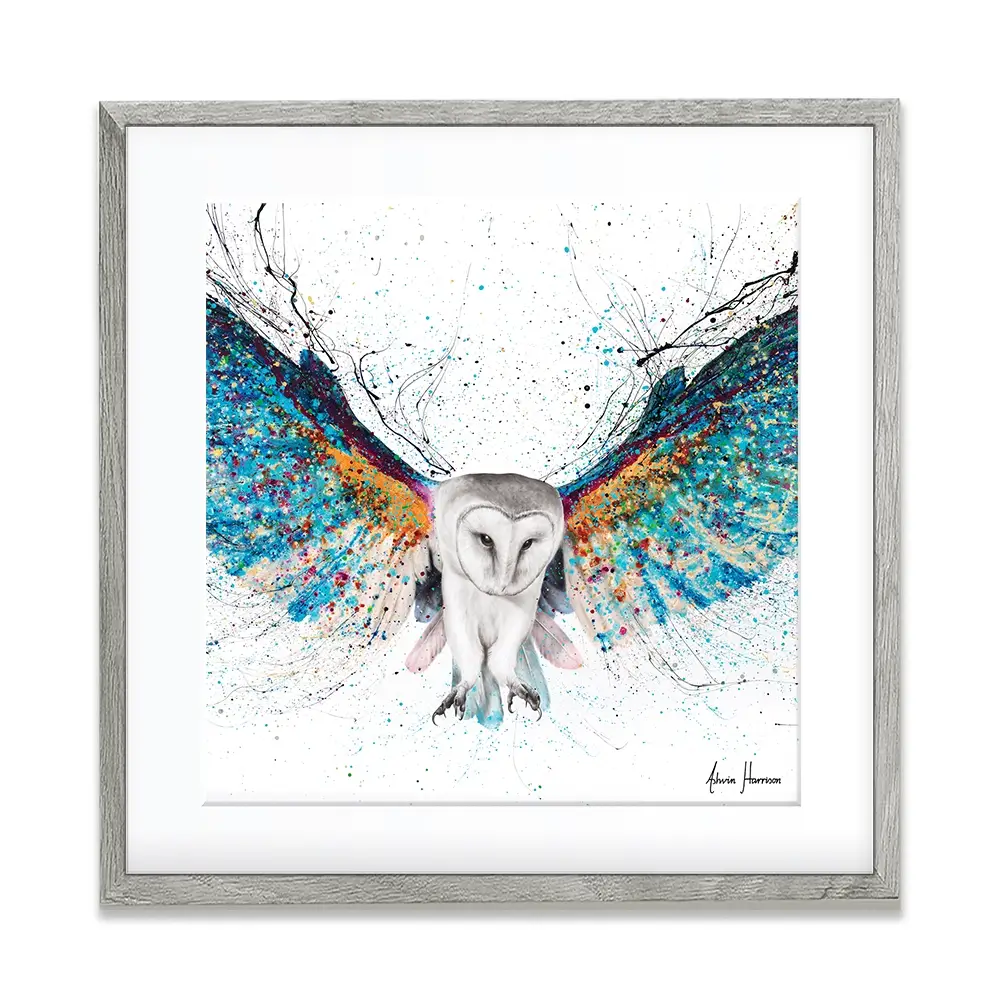 Opulent Night Owl Square Framed Art Print Opulent Night Owl Square Framed Art Print wall art product Ashvin Harrison