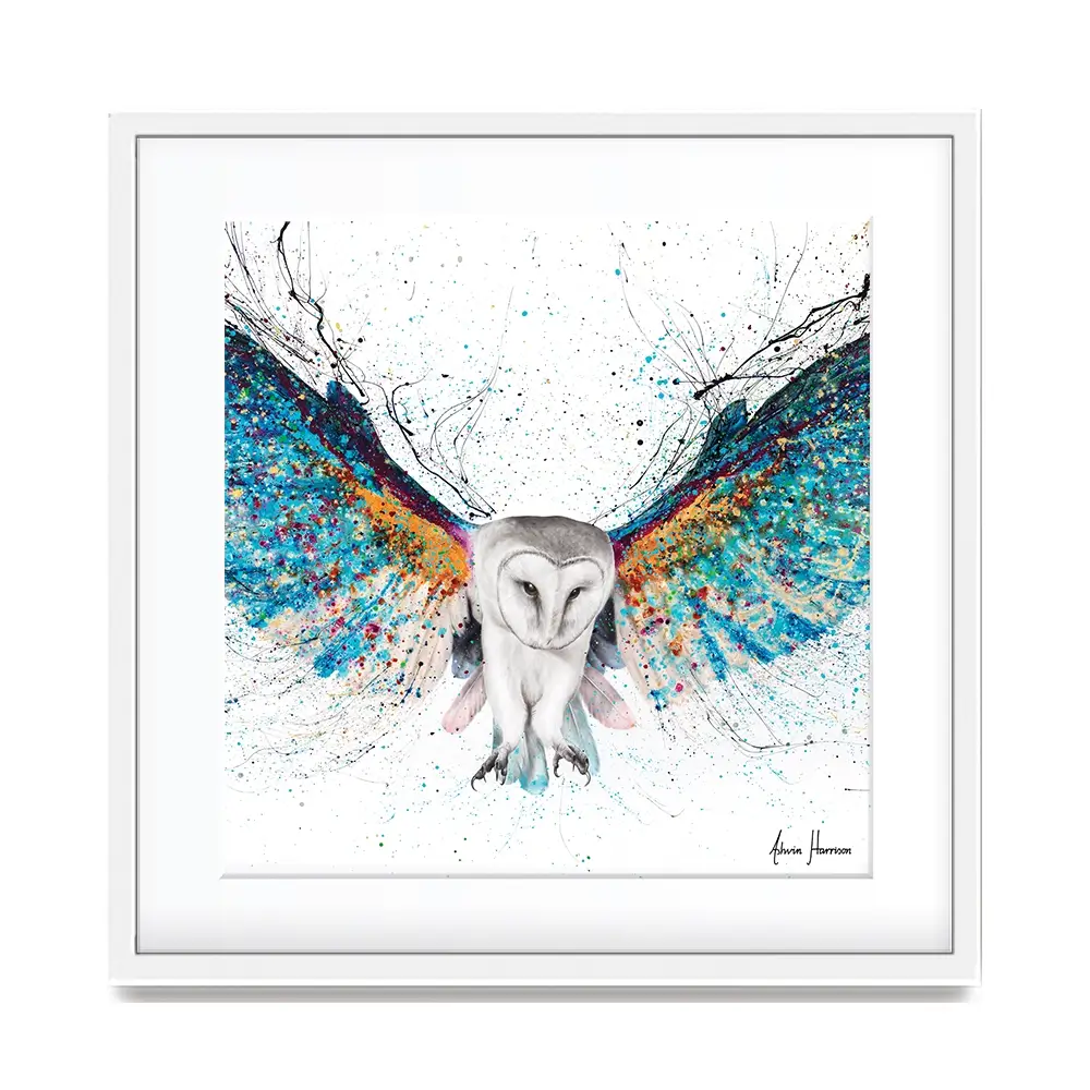 Opulent Night Owl Square Framed Art Print Opulent Night Owl Square Framed Art Print wall art product Ashvin Harrison