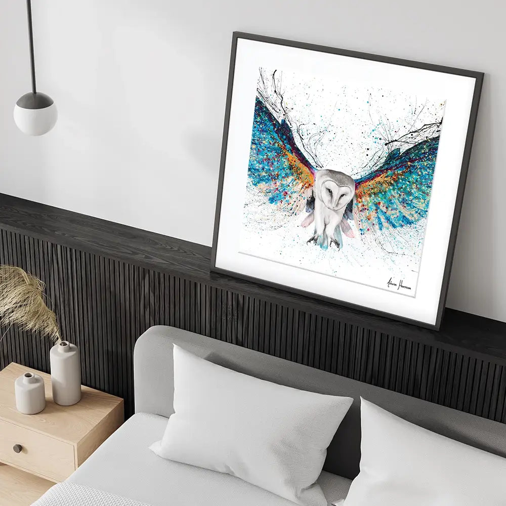 Opulent Night Owl Square Framed Art Print Opulent Night Owl Square Framed Art Print wall art product Ashvin Harrison