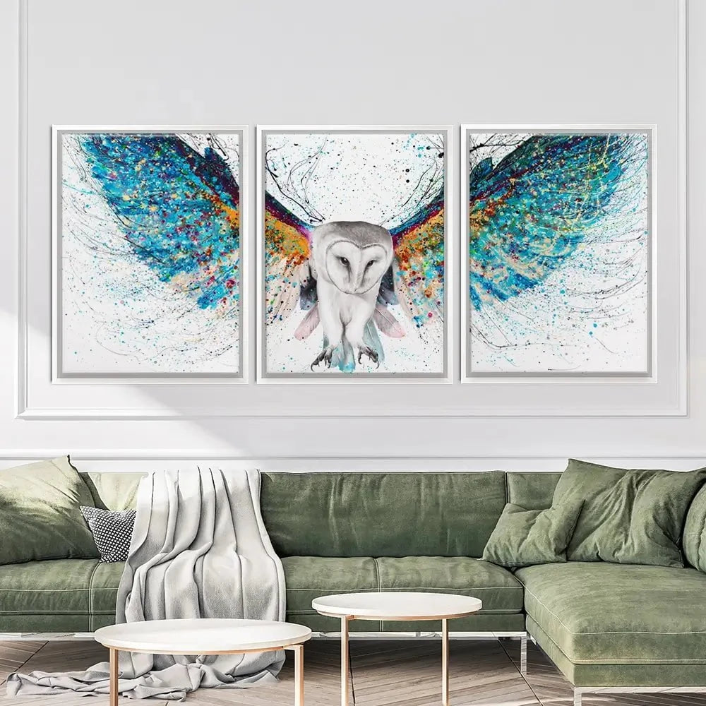 Opulent Night Owl Trio Canvas Print Opulent Night Owl Trio Canvas Print wall art product Ashvin Harrison