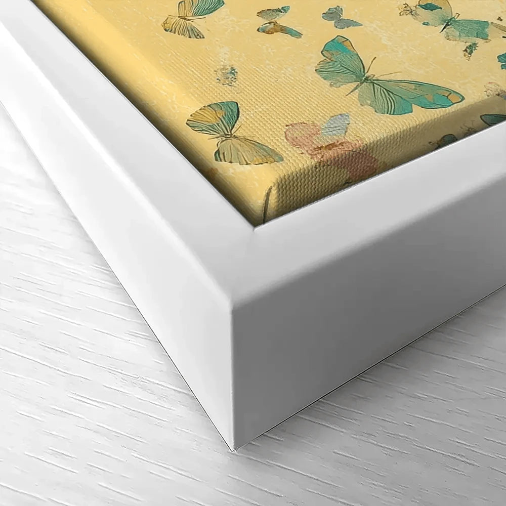 Orange Butterfly Soiree Canvas Print Orange Butterfly Soiree Canvas Print wall art product Petals Prints Design - Independent