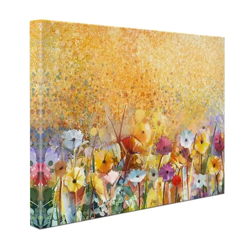 Orange Florals Canvas Print Orange Florals Canvas Print wall art product pluie_r / Shutterstock