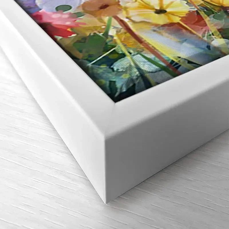 Orange Florals Canvas Print Orange Florals Canvas Print wall art product pluie_r / Shutterstock