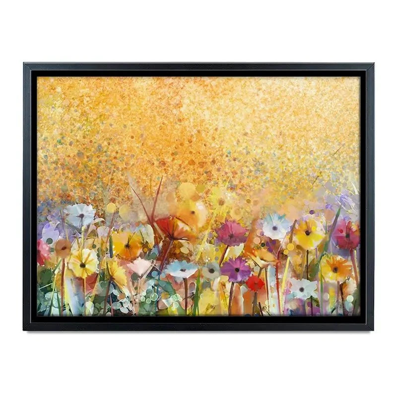Orange Florals Canvas Print Orange Florals Canvas Print wall art product pluie_r / Shutterstock