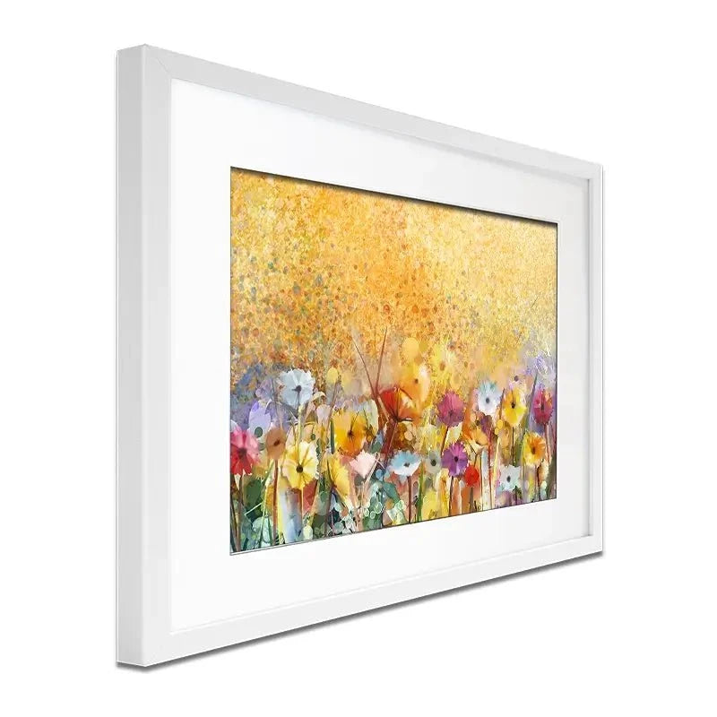 Orange Florals Framed Art Print Orange Florals Framed Art Print wall art product pluie_r / Shutterstock