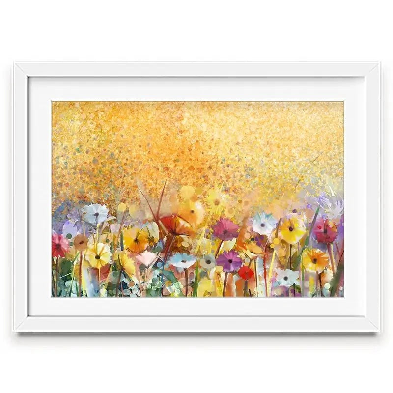 Orange Florals Framed Art Print Orange Florals Framed Art Print wall art product pluie_r / Shutterstock
