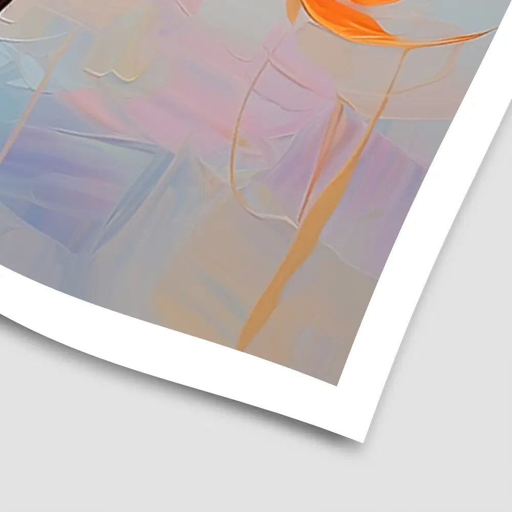 Orange Flower Art Print Orange Flower Art Print wall art product Art Print Shop
