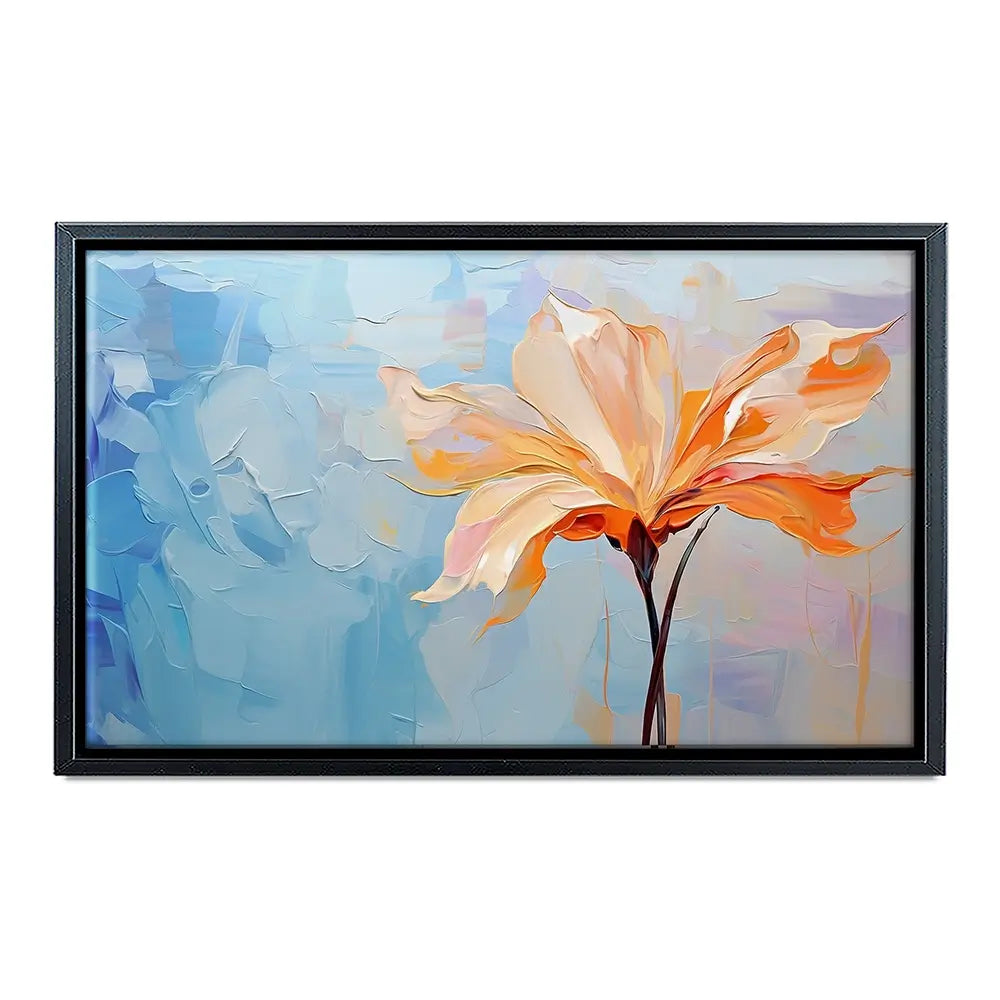 Orange Flower Canvas Print Orange Flower Canvas Print wall art product Art Print Shop
