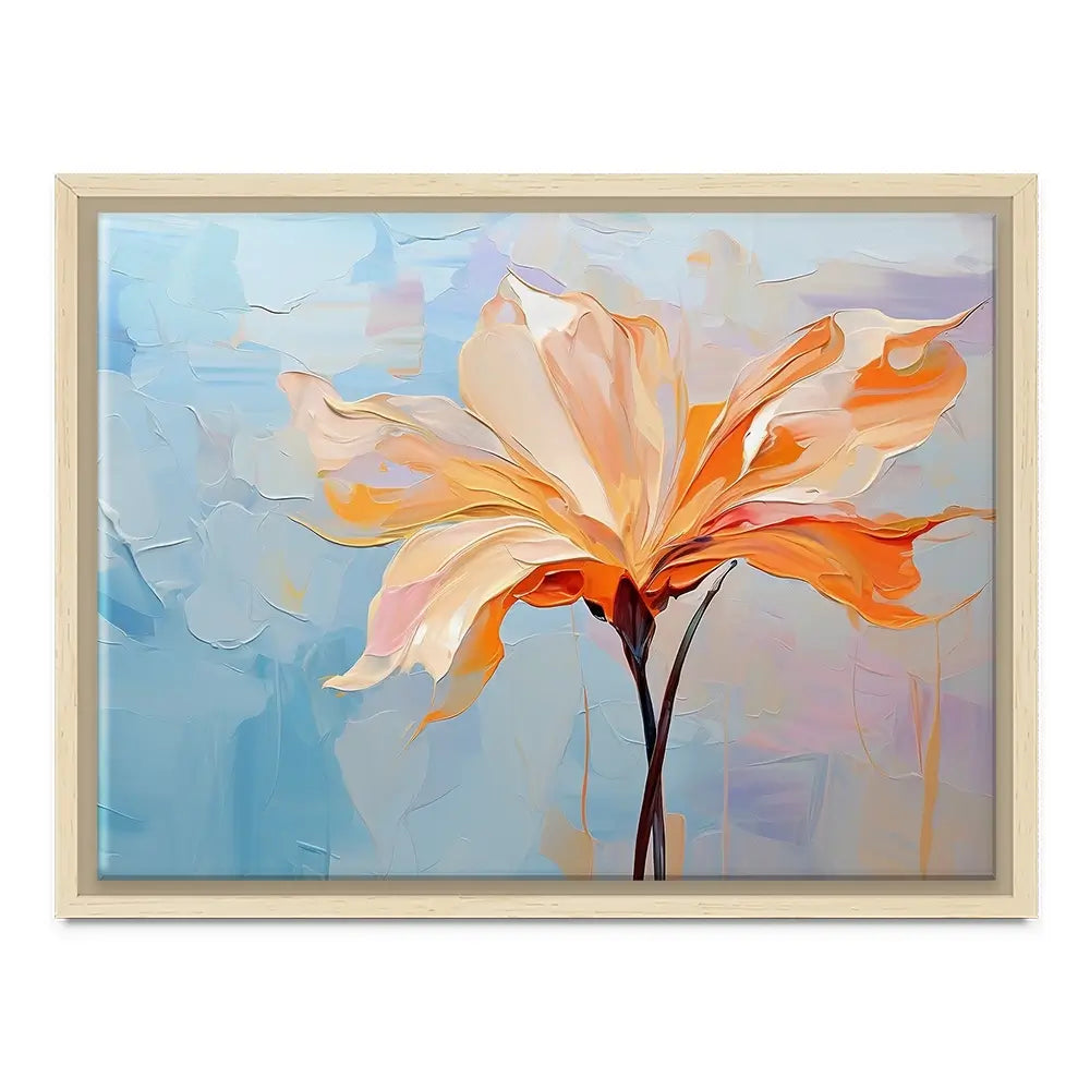 Orange Flower Canvas Print Orange Flower Canvas Print wall art product Art Print Shop