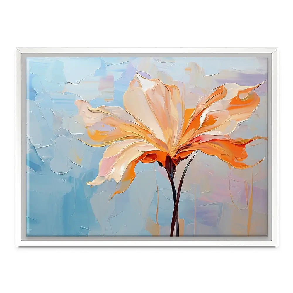 Orange Flower Canvas Print Orange Flower Canvas Print wall art product Art Print Shop