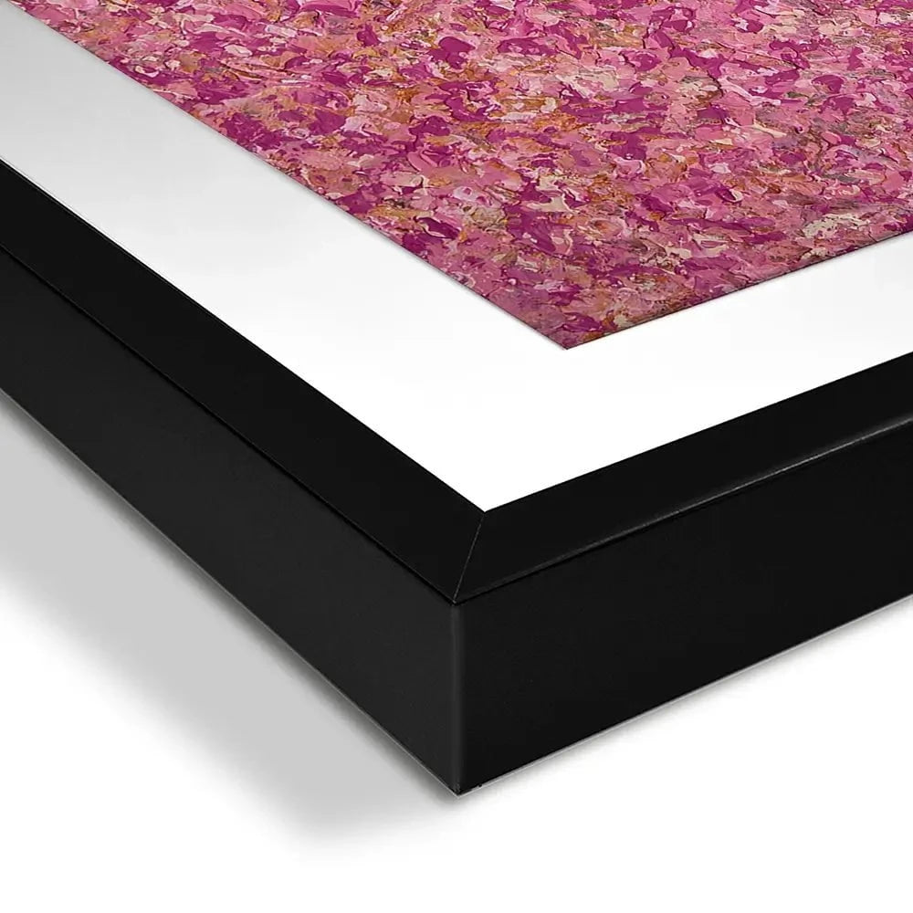 Orange Pink Abstract Framed Art Print Orange Pink Abstract Framed Art Print wall art product Osnat Tzadok