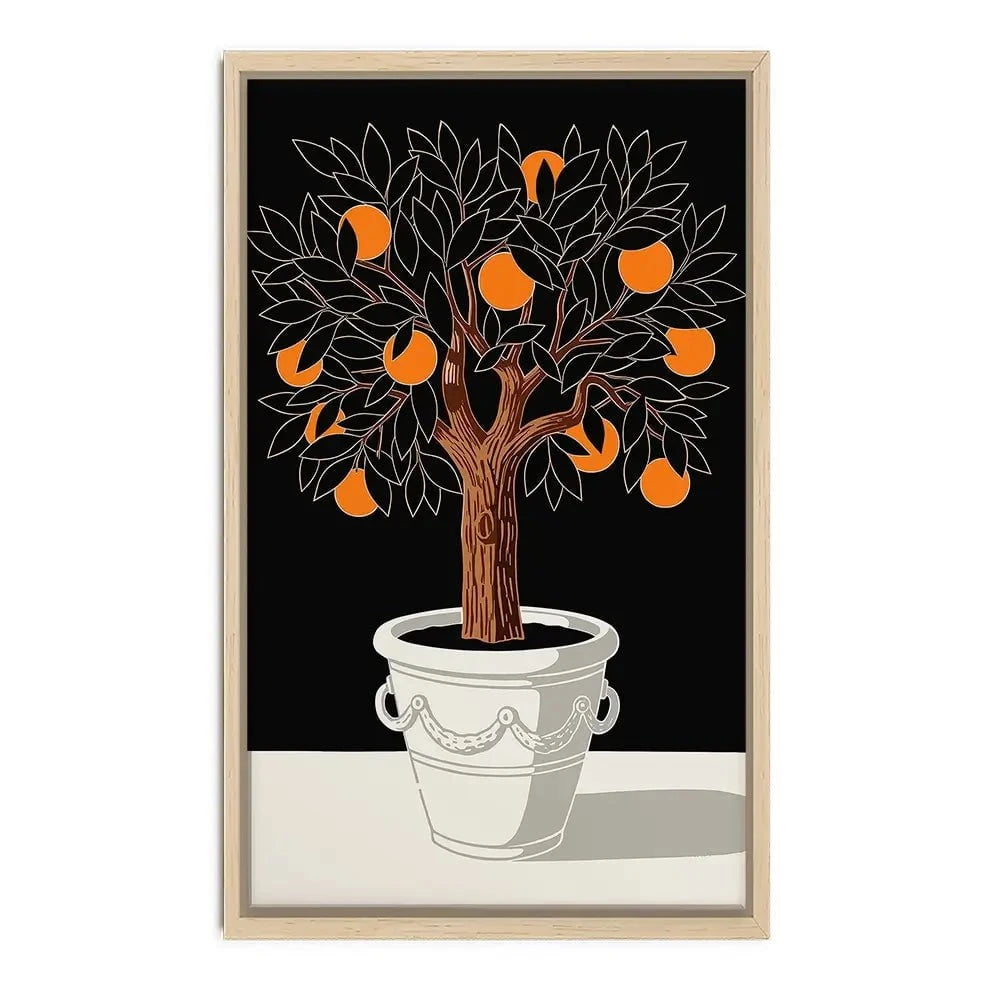 Orange Tree Canvas Print Orange Tree Canvas Print wall art product P & M Print Gallery