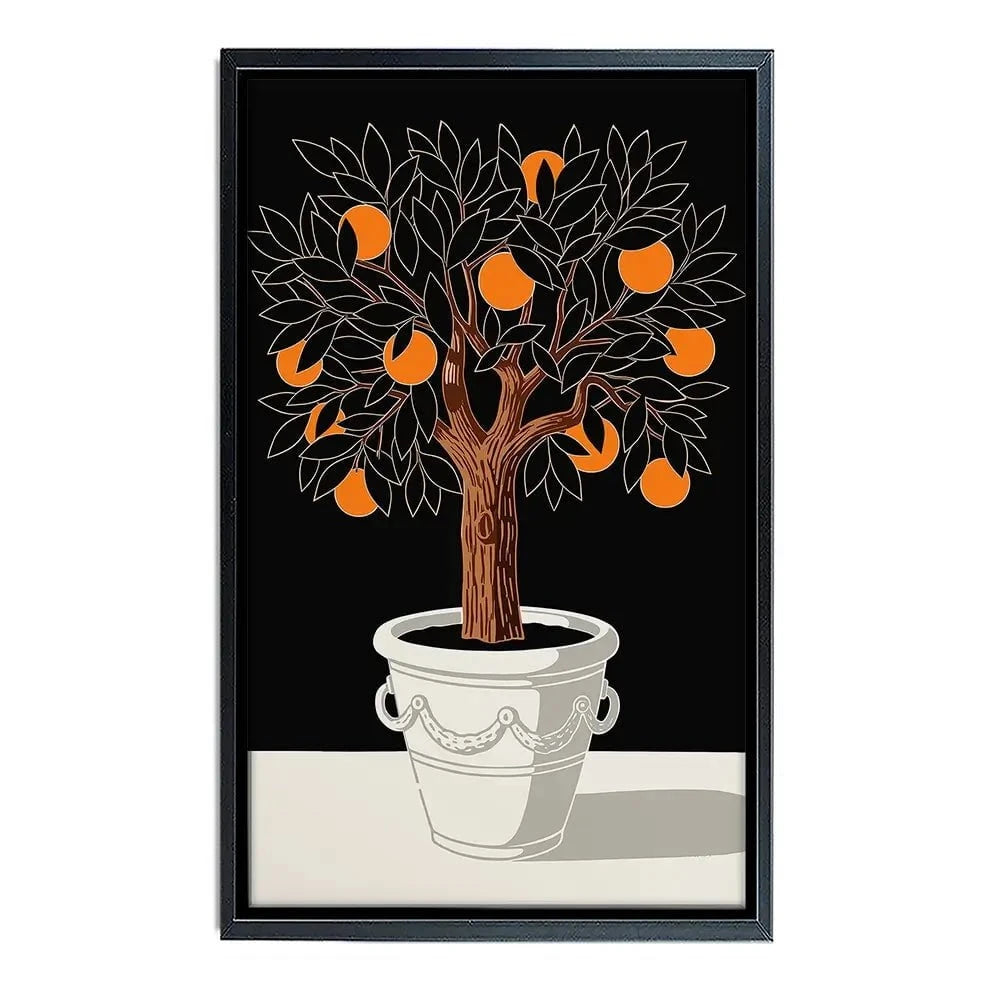 Orange Tree Canvas Print Orange Tree Canvas Print wall art product P & M Print Gallery