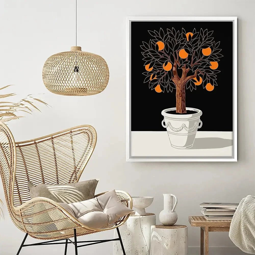 Orange Tree Canvas Print Orange Tree Canvas Print wall art product P & M Print Gallery