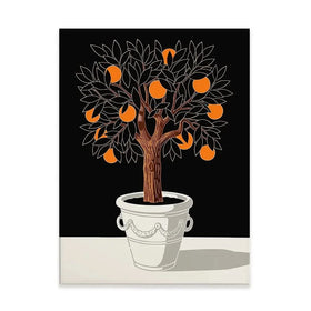 Orange Tree Canvas Print Orange Tree Canvas Print wall art product P & M Print Gallery