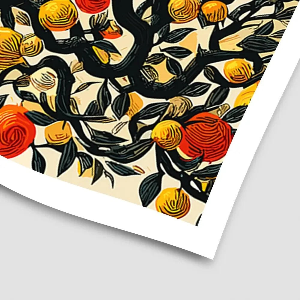 Orange Tree Oasis Art Print Orange Tree Oasis Art Print wall art product P & M Print Gallery