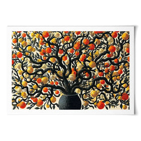 Orange Tree Oasis Art Print Orange Tree Oasis Art Print wall art product P & M Print Gallery