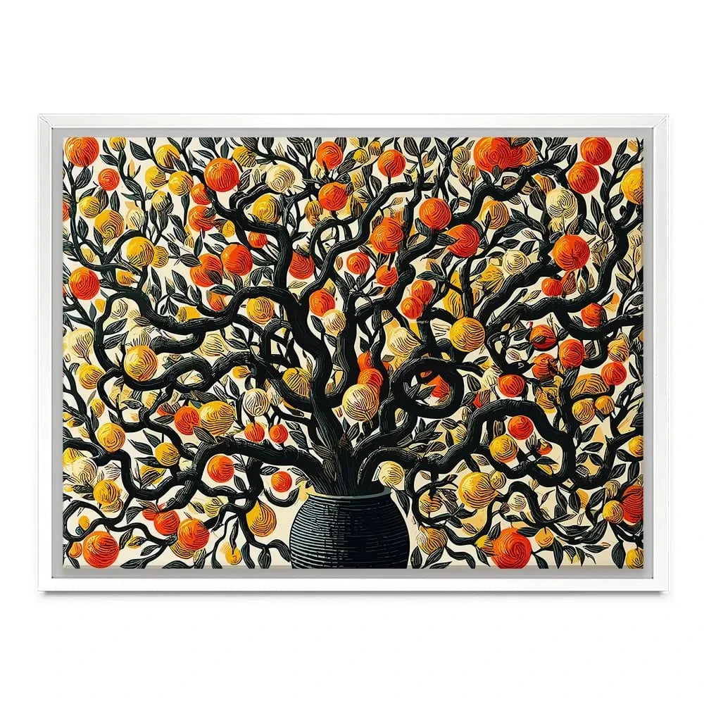 Orange Tree Oasis Canvas Print Orange Tree Oasis Canvas Print wall art product P & M Print Gallery
