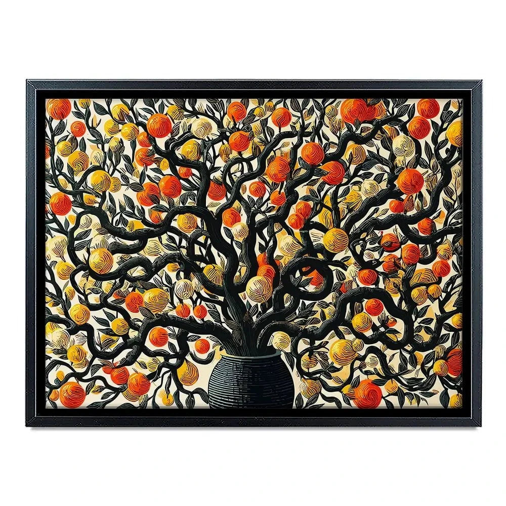 Orange Tree Oasis Canvas Print Orange Tree Oasis Canvas Print wall art product P & M Print Gallery