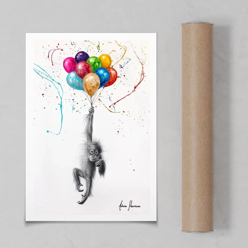 Orangutan Upon A Time Art Print Orangutan Upon A Time Art Print wall art product Ashvin Harrison
