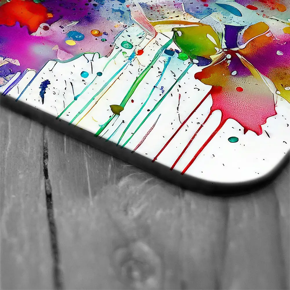 Orchid Blast Coaster Set Orchid Blast Coaster Set wall art product David Alexander Elder