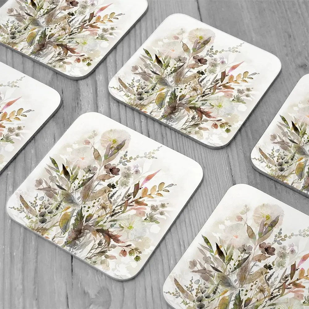 Organic Garden Coaster Set Organic Garden Coaster Set wall art product Carol Robinson
