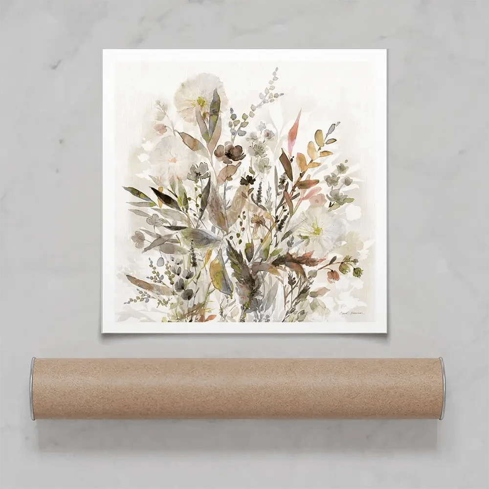 Organic Garden Square Art Print Organic Garden Square Art Print wall art product Carol Robinson