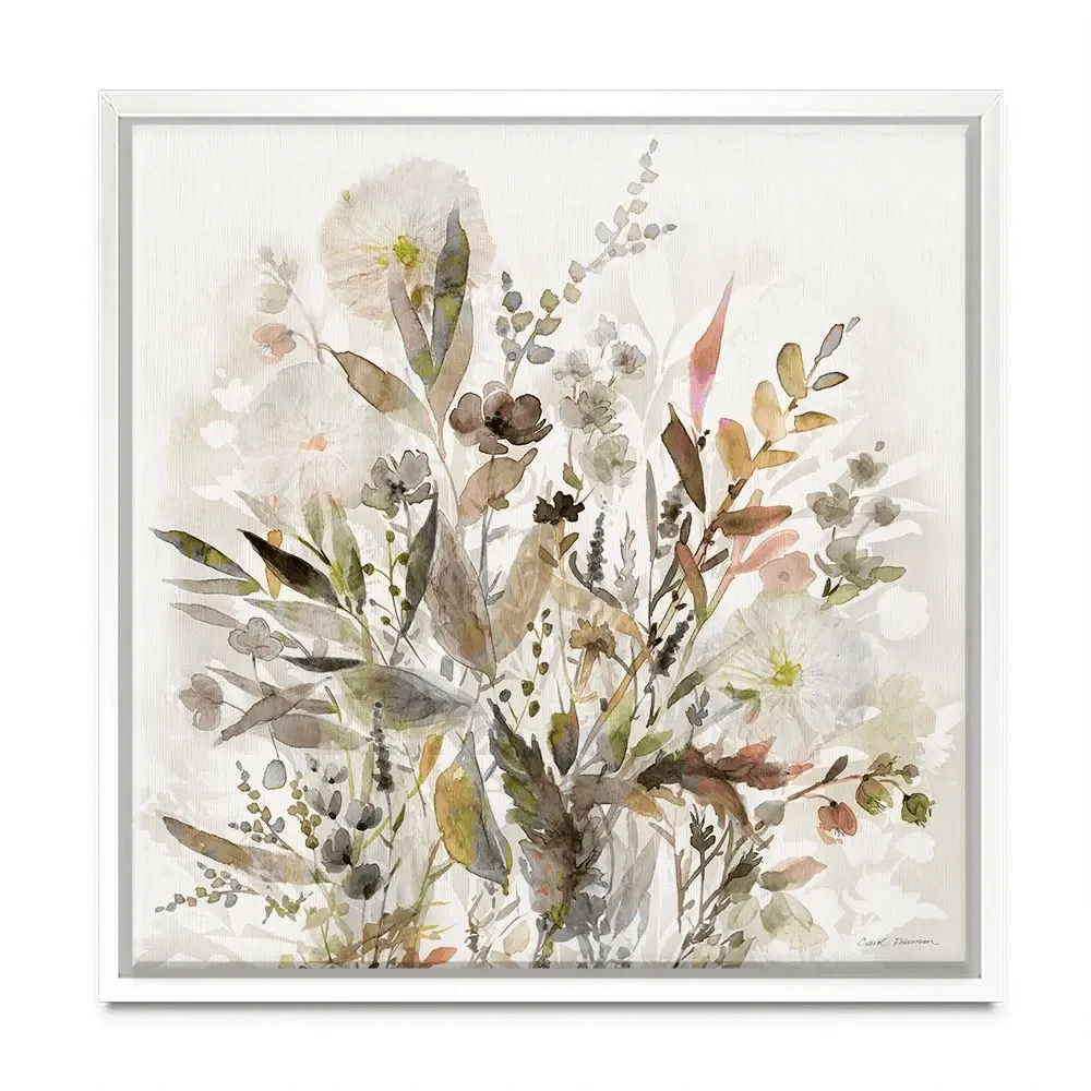 Organic Garden Square Canvas Print Organic Garden Square Canvas Print wall art product Carol Robinson