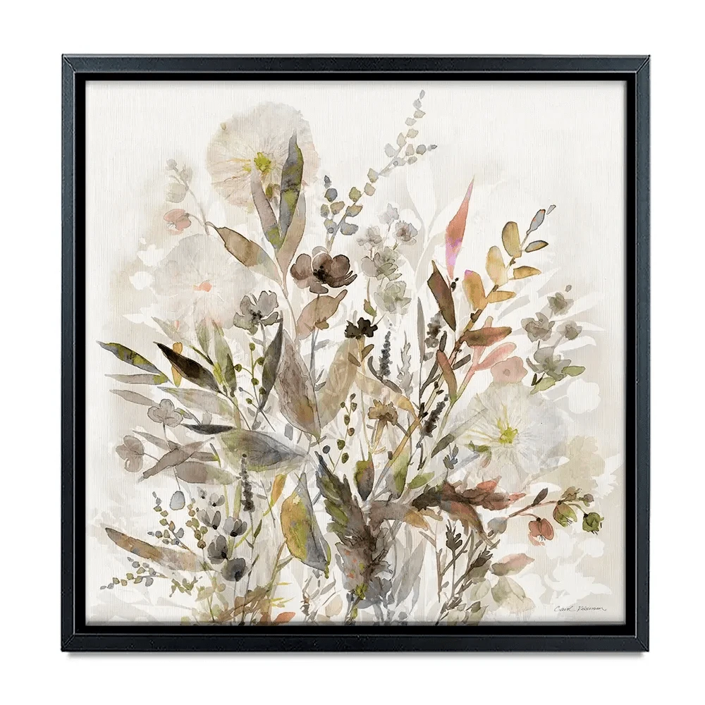 Organic Garden Square Canvas Print Organic Garden Square Canvas Print wall art product Carol Robinson