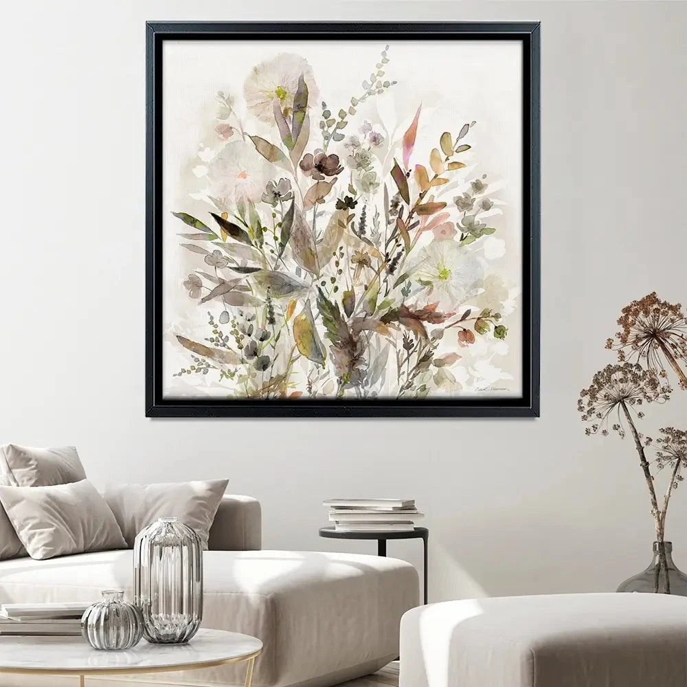 Organic Garden Square Canvas Print Organic Garden Square Canvas Print wall art product Carol Robinson