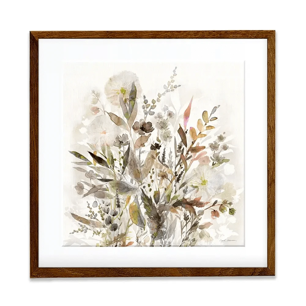 Organic Garden Square Framed Art Print Organic Garden Square Framed Art Print wall art product Carol Robinson