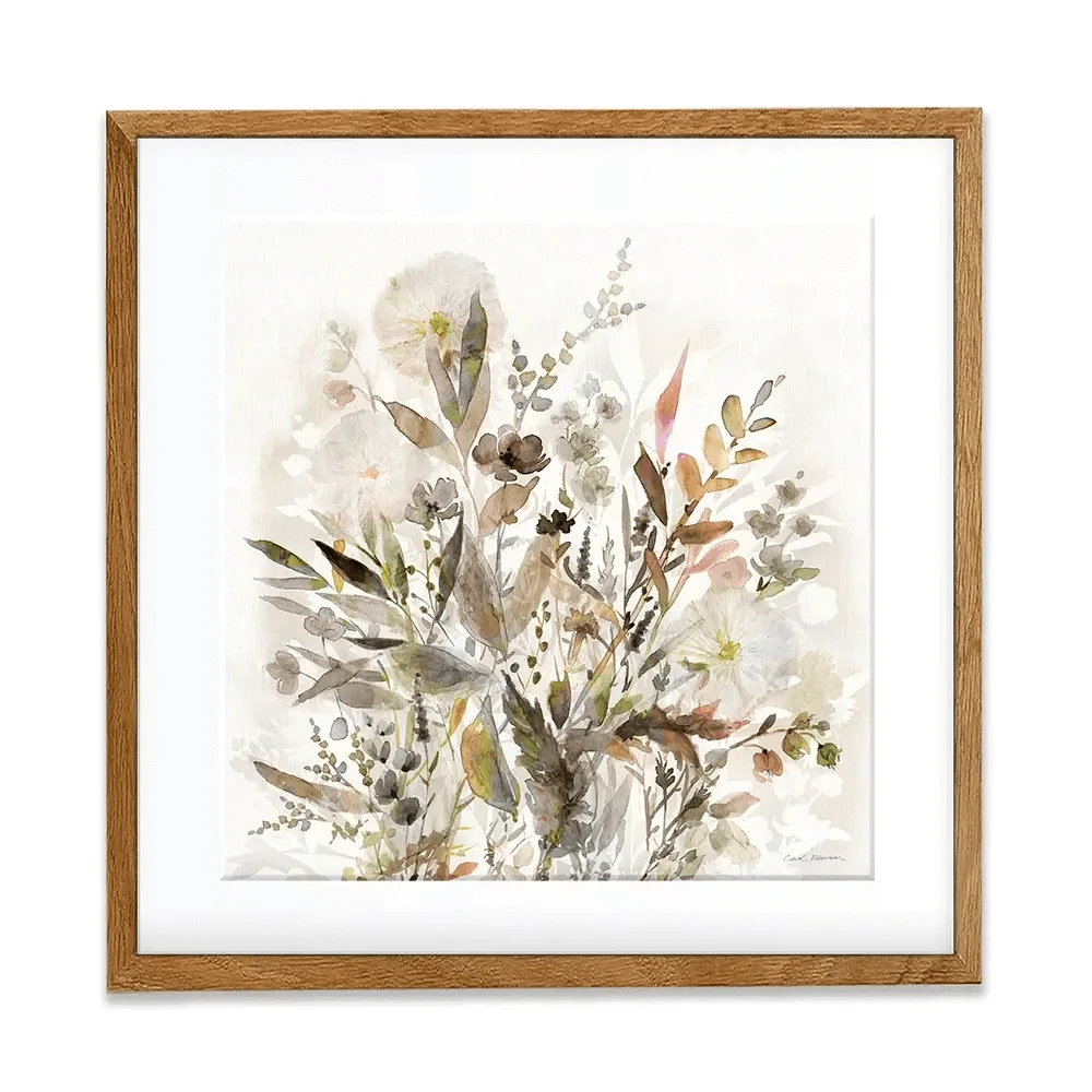 Organic Garden Square Framed Art Print Organic Garden Square Framed Art Print wall art product Carol Robinson