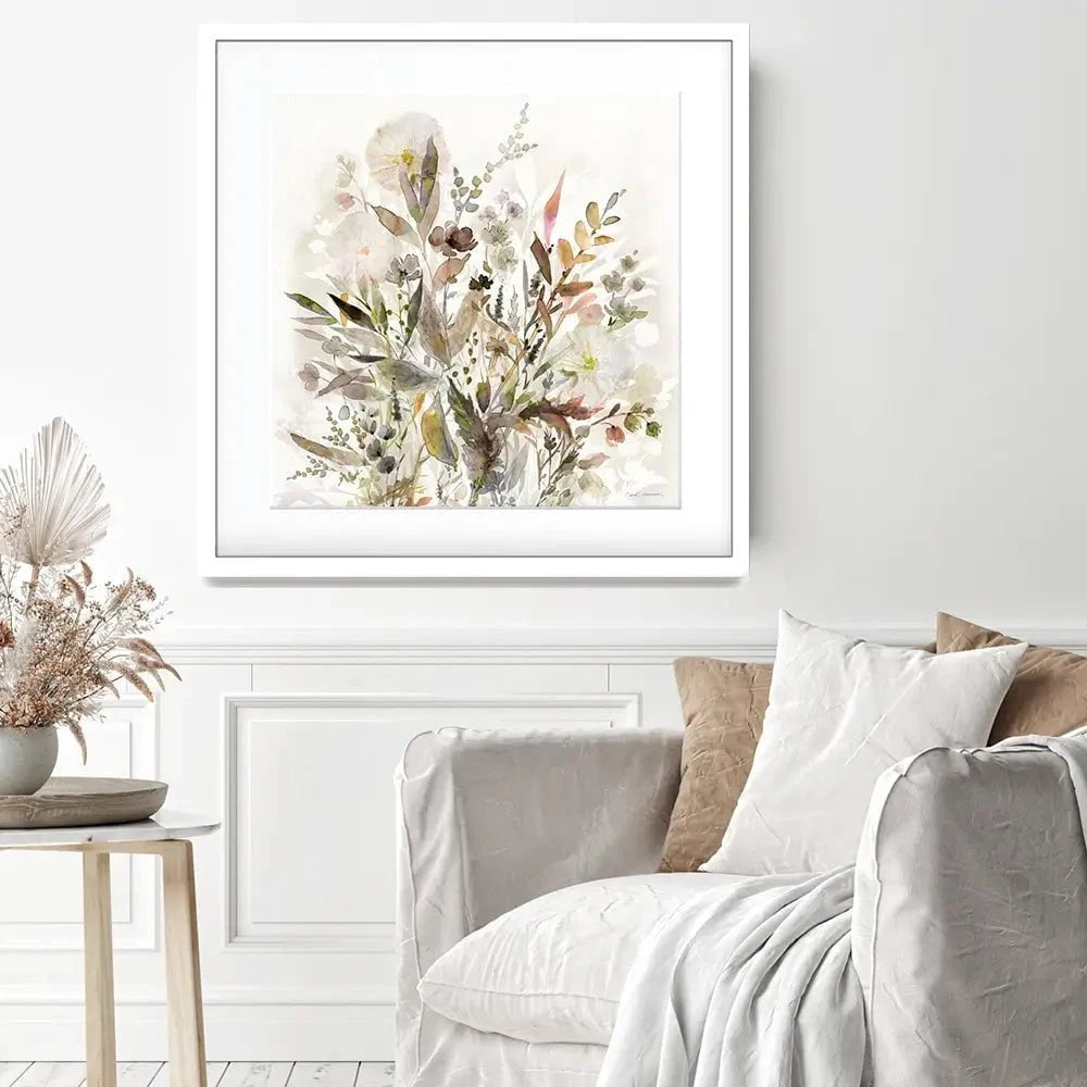 Organic Garden Square Framed Art Print Organic Garden Square Framed Art Print wall art product Carol Robinson