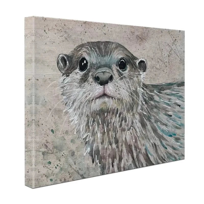 Otterly Amazing Canvas Print Otterly Amazing Canvas Print wall art product Jane Brookshaw