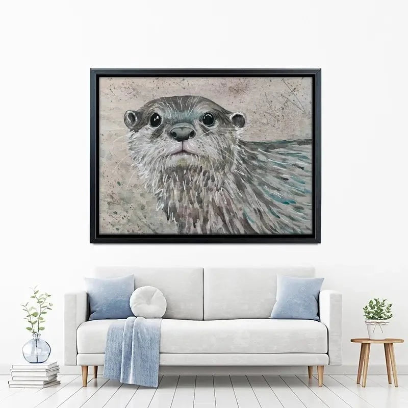 Otterly Amazing Canvas Print Otterly Amazing Canvas Print wall art product Jane Brookshaw
