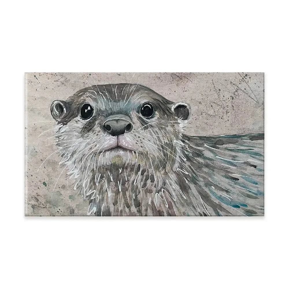 Otterly Amazing Canvas Print Otterly Amazing Canvas Print wall art product Jane Brookshaw