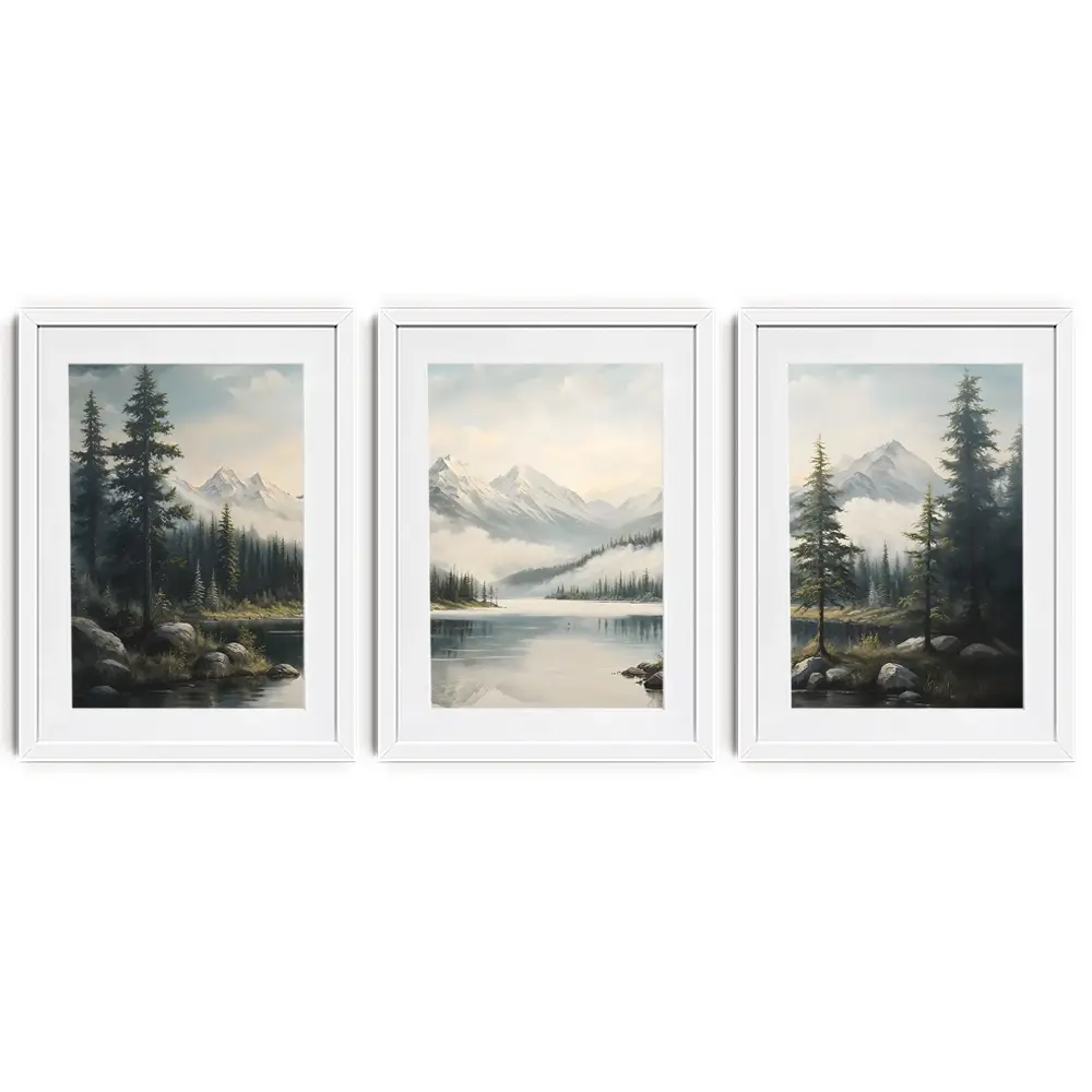 Out In The Open Framed Art Print Trio Out In The Open Framed Art Print Trio wall art product IAmHomeStudio
