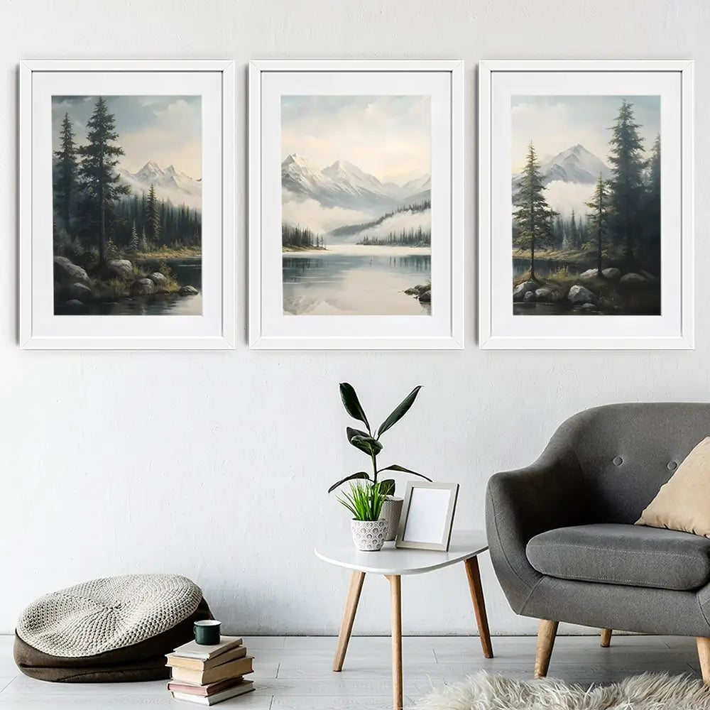 Out In The Open Framed Art Print Trio Out In The Open Framed Art Print Trio wall art product IAmHomeStudio