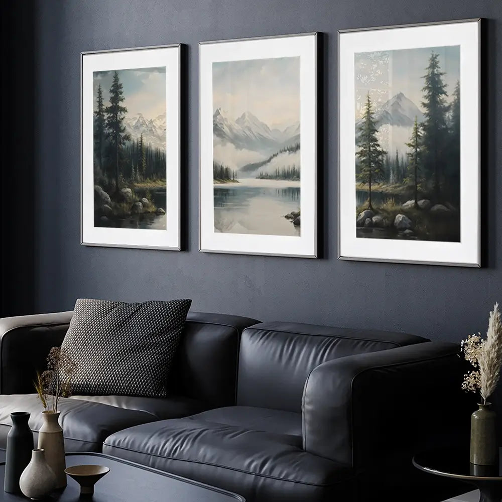 Out In The Open Framed Art Print Trio Out In The Open Framed Art Print Trio wall art product IAmHomeStudio