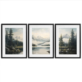 Out In The Open Framed Art Print Trio Out In The Open Framed Art Print Trio wall art product IAmHomeStudio